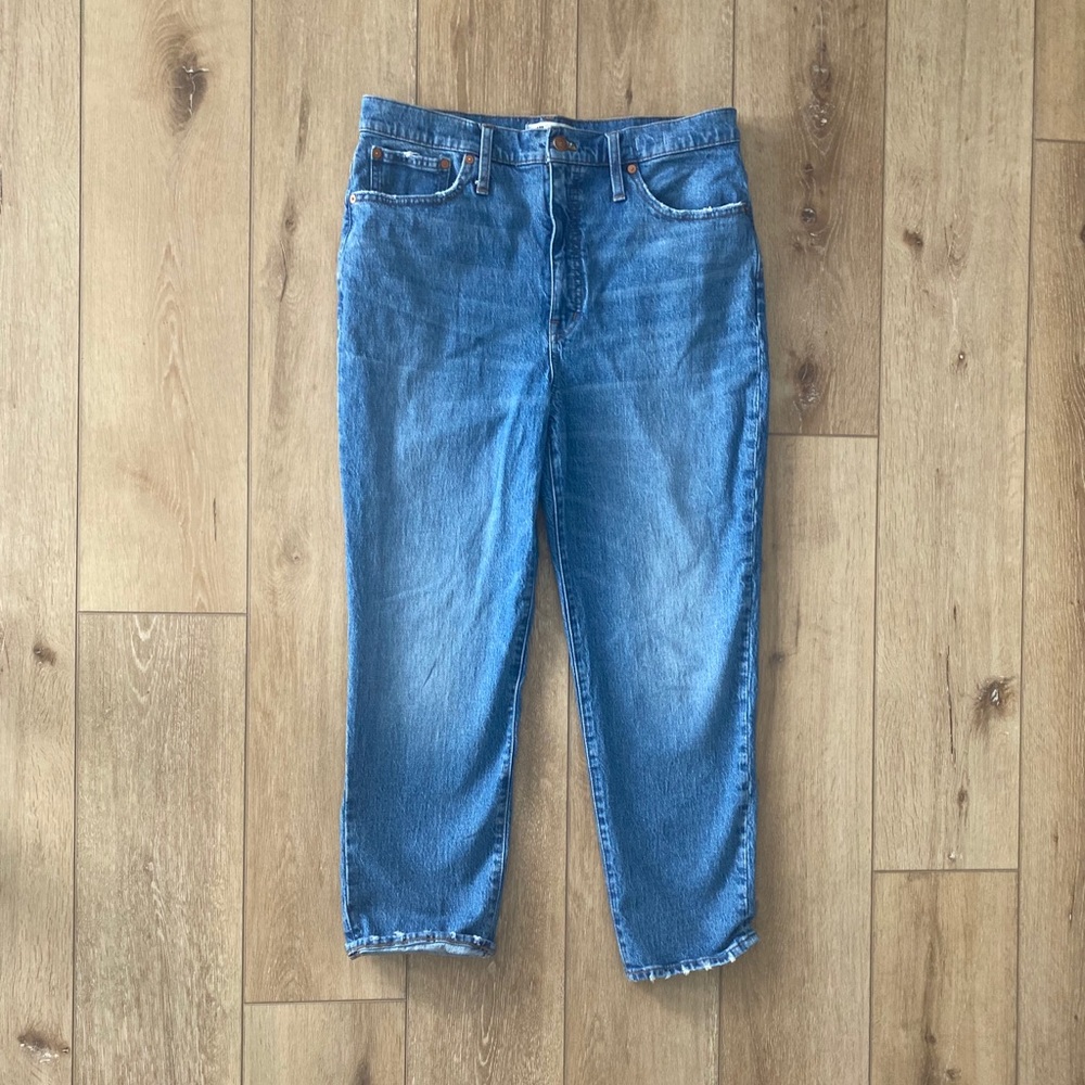 Madewell classic straight jeans